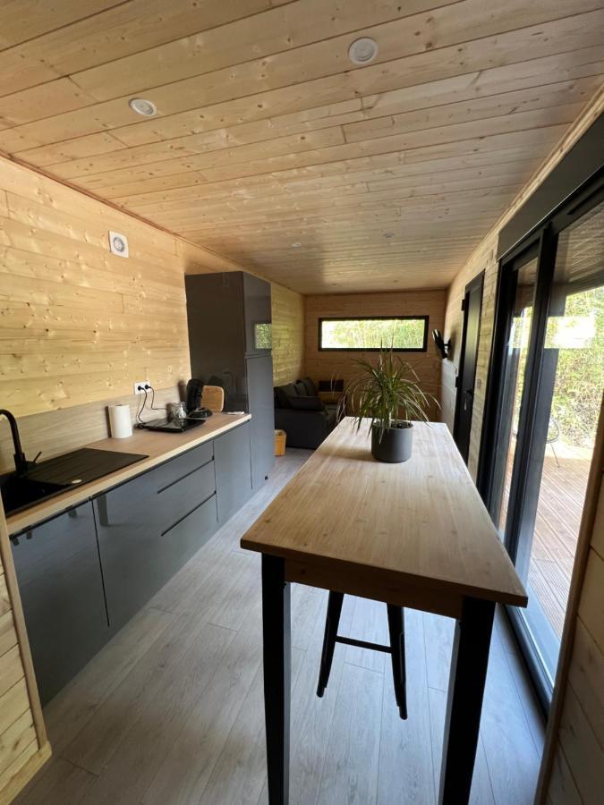 Chalet contemporain dans son écrin de verdure Montauban Exterior foto